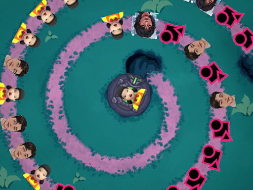 Play Squid Game Bubble Shooter